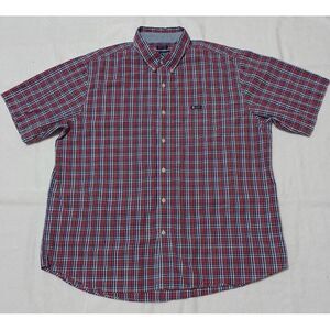 Chaps est. 1978. Short‎ Sleeve Botton Down Shirt For Men. Size: XXL/TTG/EEG